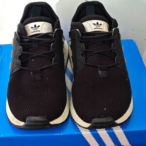 Adidas Kids Black and White Sneakers
